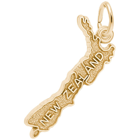 New Zealand Charm In Yellow Gold