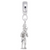 Minute Man Charm Dangle Bead In Sterling Silver