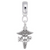 Nurse Practioner charm dangle bead in Sterling Silver hide-image