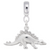 Stegosaurus Charm Dangle Bead In Sterling Silver