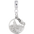 Canada charm dangle bead in Sterling Silver hide-image