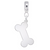 Dog Bone charm dangle bead in Sterling Silver hide-image