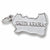 Saudi Arabia Map charm in Sterling Silver hide-image