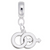 Male charm dangle bead in Sterling Silver hide-image