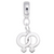 Female Charm Dangle Bead In Sterling Silver