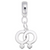 Female charm dangle bead in Sterling Silver hide-image