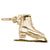 Ice Skate Charm in 10k Yellow Gold hide-image