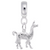 Llama Charm Dangle Bead In Sterling Silver