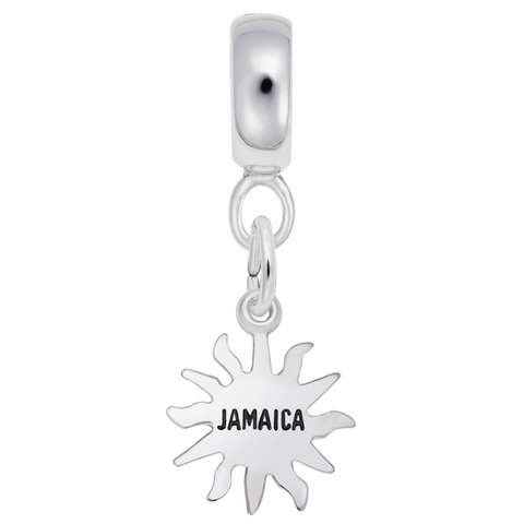 Jamaica Sun Small Charm Dangle Bead In Sterling Silver