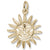 Jamaica Sun Large charm in Yellow Gold Plated hide-image