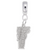 Burlington, Vermont charm dangle bead in Sterling Silver hide-image