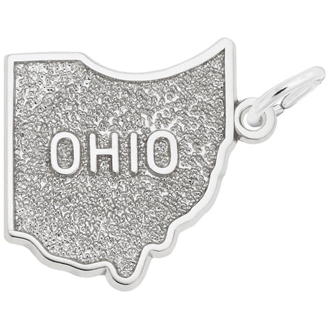 Ohio Charm In Sterling Silver