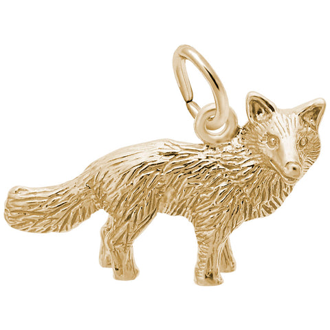 Fox Charm in Yellow Gold Plated