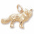 Fox Charm in 10k Yellow Gold hide-image