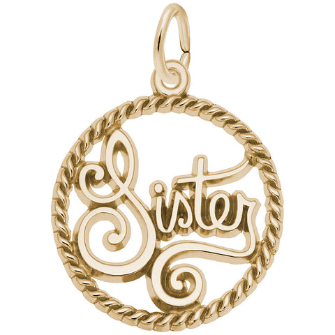 Sister Charm in Yellow Gold Plated