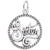 Sister Charm In 14K White Gold