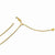 14K Yellow Gold Adjustable Wheat Chain