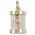 St. Lucia Sand Capsule charm in Yellow Gold Plated hide-image