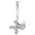 Baby Carriage Charm Dangle Bead In Sterling Silver