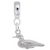 Loon charm dangle bead in Sterling Silver hide-image