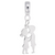 Boy And Girl Charm Dangle Bead In Sterling Silver