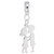 Boy And Girl charm dangle bead in Sterling Silver hide-image