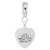 Be My Valentine Charm Dangle Bead In Sterling Silver