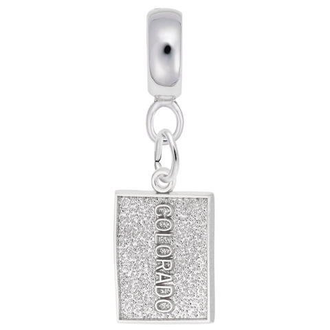 Colorado Charm Dangle Bead In Sterling Silver