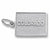 Colorado charm in 14K White Gold hide-image