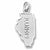 Illinois charm in 14K White Gold hide-image