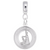 Confirmation Girl Charm Dangle Bead In Sterling Silver