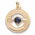 September Birthstone charm in Yellow Gold Plated hide-image