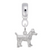 Jack Russell Terrier charm dangle bead in Sterling Silver hide-image