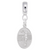 Female Vollyball charm dangle bead in Sterling Silver hide-image