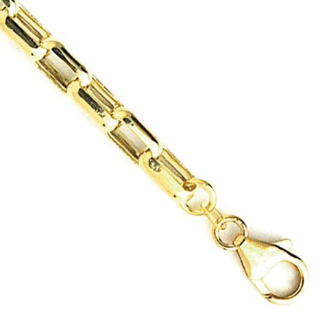 14K Yellow Gold Air-Solid Bev Rollo Bracelet