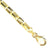 14K Yellow Gold Air-Solid Bev Rollo Bracelet