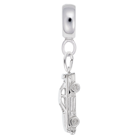 Car Charm Dangle Bead In Sterling Silver