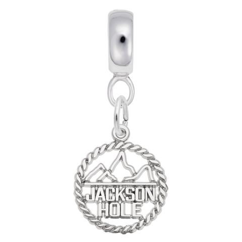 Jackson Hole Charm Dangle Bead In Sterling Silver