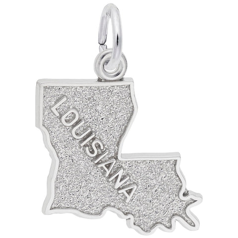 Louisiana Charm In 14K White Gold