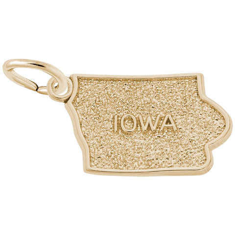 Iowa Charm in Yellow Gold Plated