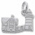 Nubble Lighthouse, Me charm in Sterling Silver hide-image