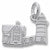 Nubble Lighthouse, Me charm in 14K White Gold hide-image