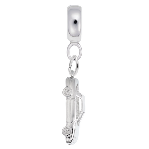 Car Charm Dangle Bead In Sterling Silver