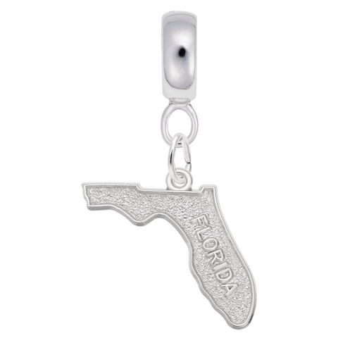 Florida Charm Dangle Bead In Sterling Silver