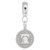 Liberty Bell Charm Dangle Bead In Sterling Silver