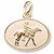 Polo Disc Charm in 10k Yellow Gold hide-image