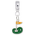 Golf Green charm dangle bead in Sterling Silver hide-image