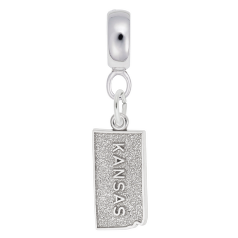 Kansas Charm Dangle Bead In Sterling Silver