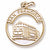 Cablecar,San Fran charm in Yellow Gold Plated hide-image