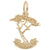 Monterey Cypress Charm in Yellow Gold Plated